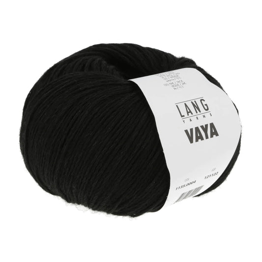Lang Yarns Vaya - SORT farve 0004