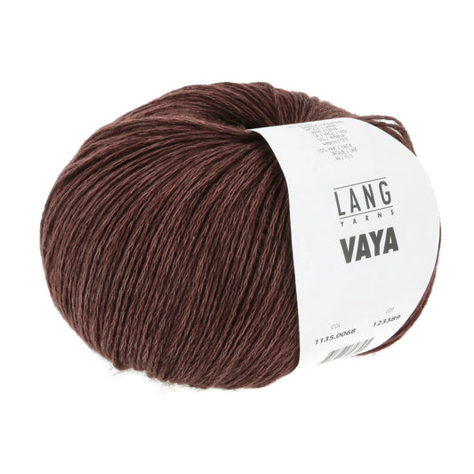 Lang Yarns Vaya - BRUN farve 0068