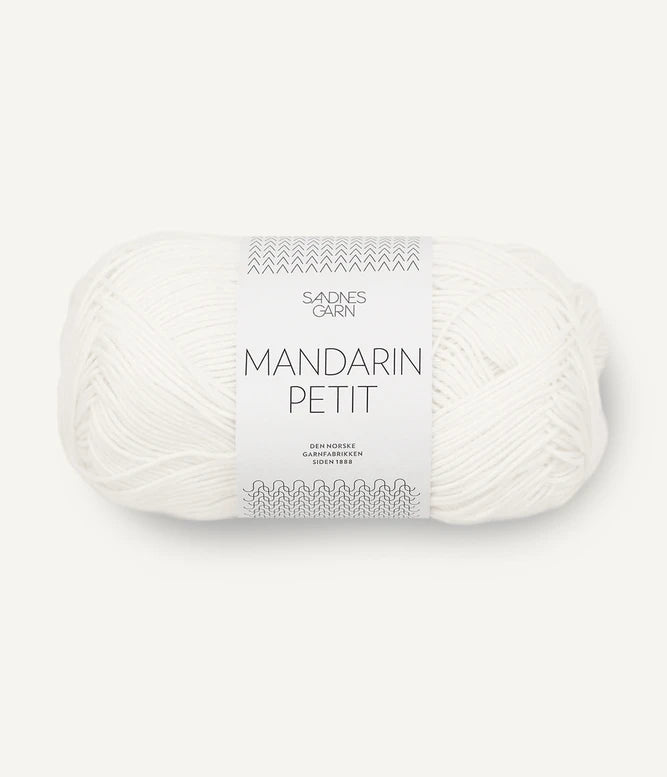 Mandarin Petit - farve 1002 HVID