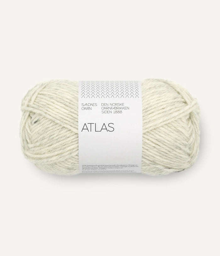 Atlas - farve 1021 Lys gråmeleret
