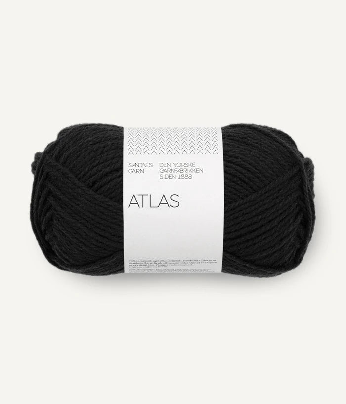 Atlas - farve 1099 Mørk sort