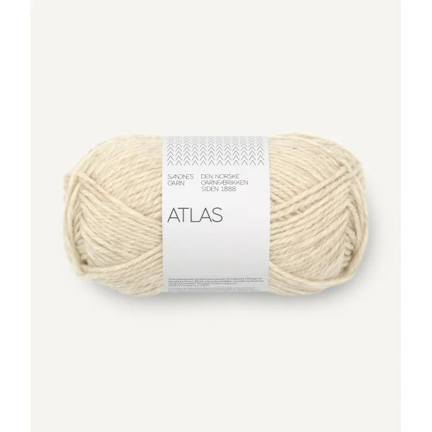 Atlas - farve 2641 Natural White Melange