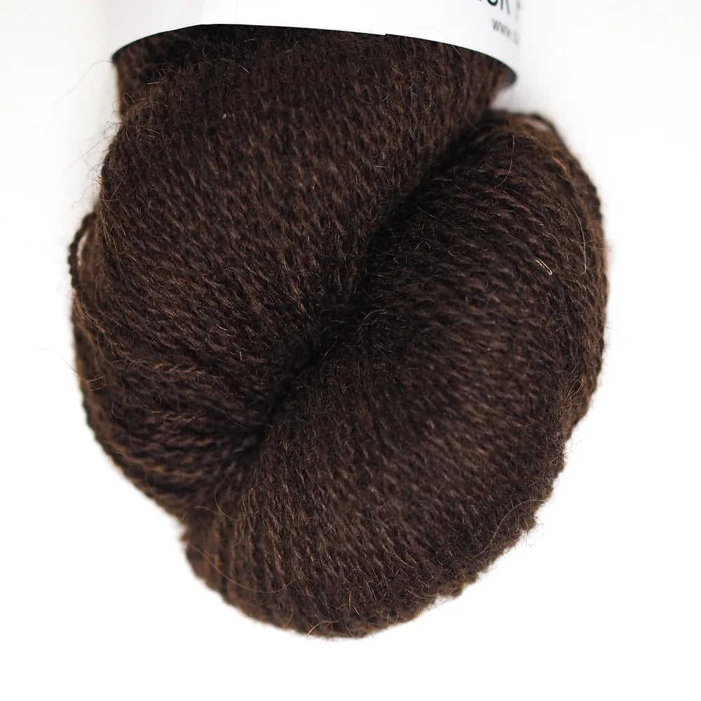 Dansk Pelsuld 8/2 - farve 30 KASTANJEBRUN