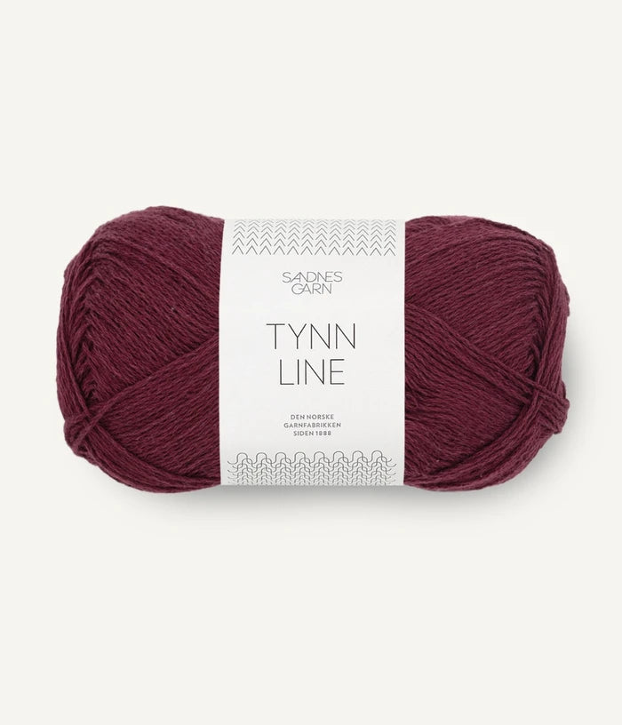 Tynn Line - farve 4372 Dyp Burgunder