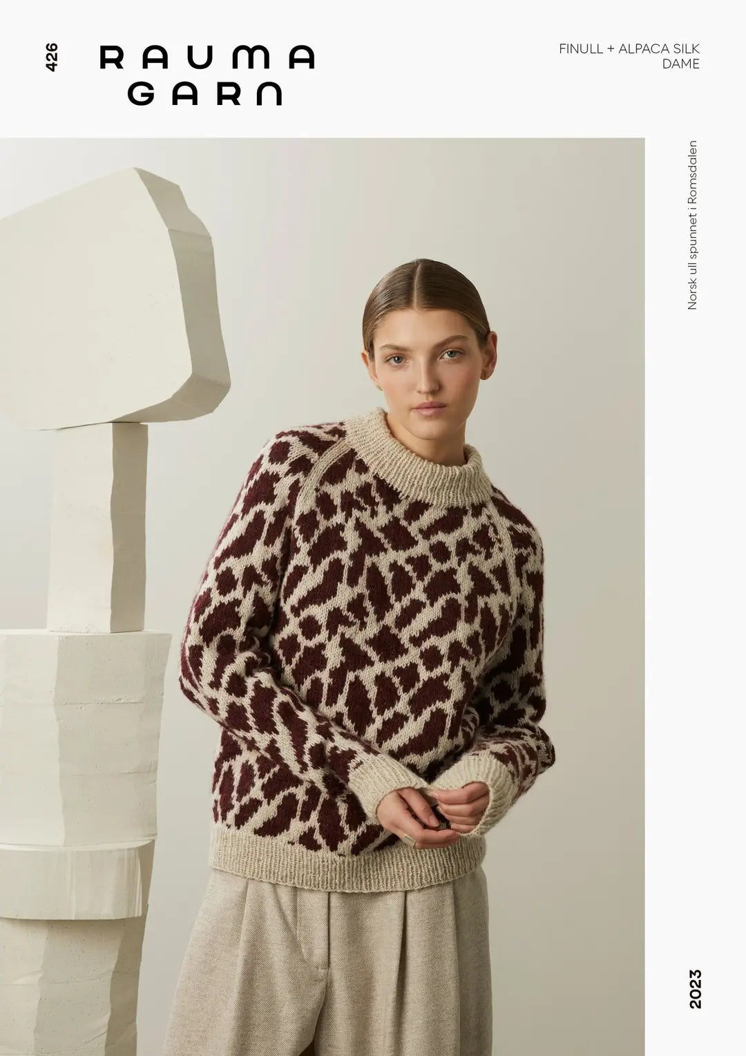 Rauma strikkehæfte 426 - opskrifter til Finull