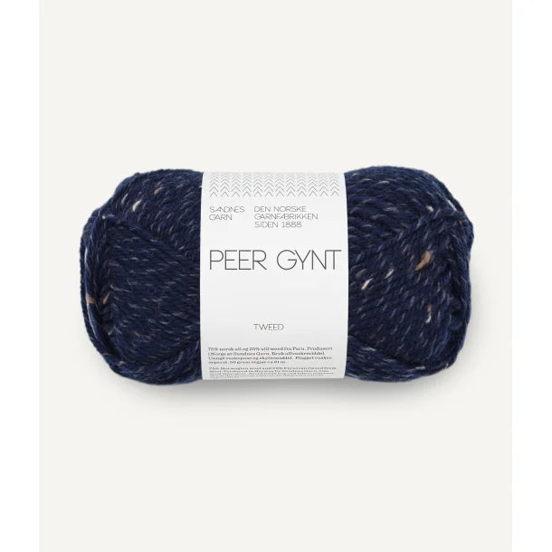 Peer Gynt - farve 5585 MARINEBLÅ med naturtweed