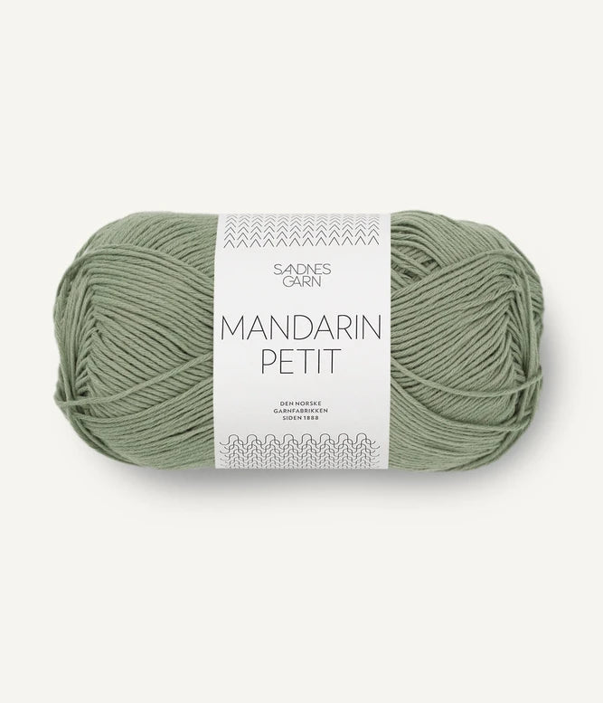 Mandarin Petit - farve 9041 STØVET LYS GRØN
