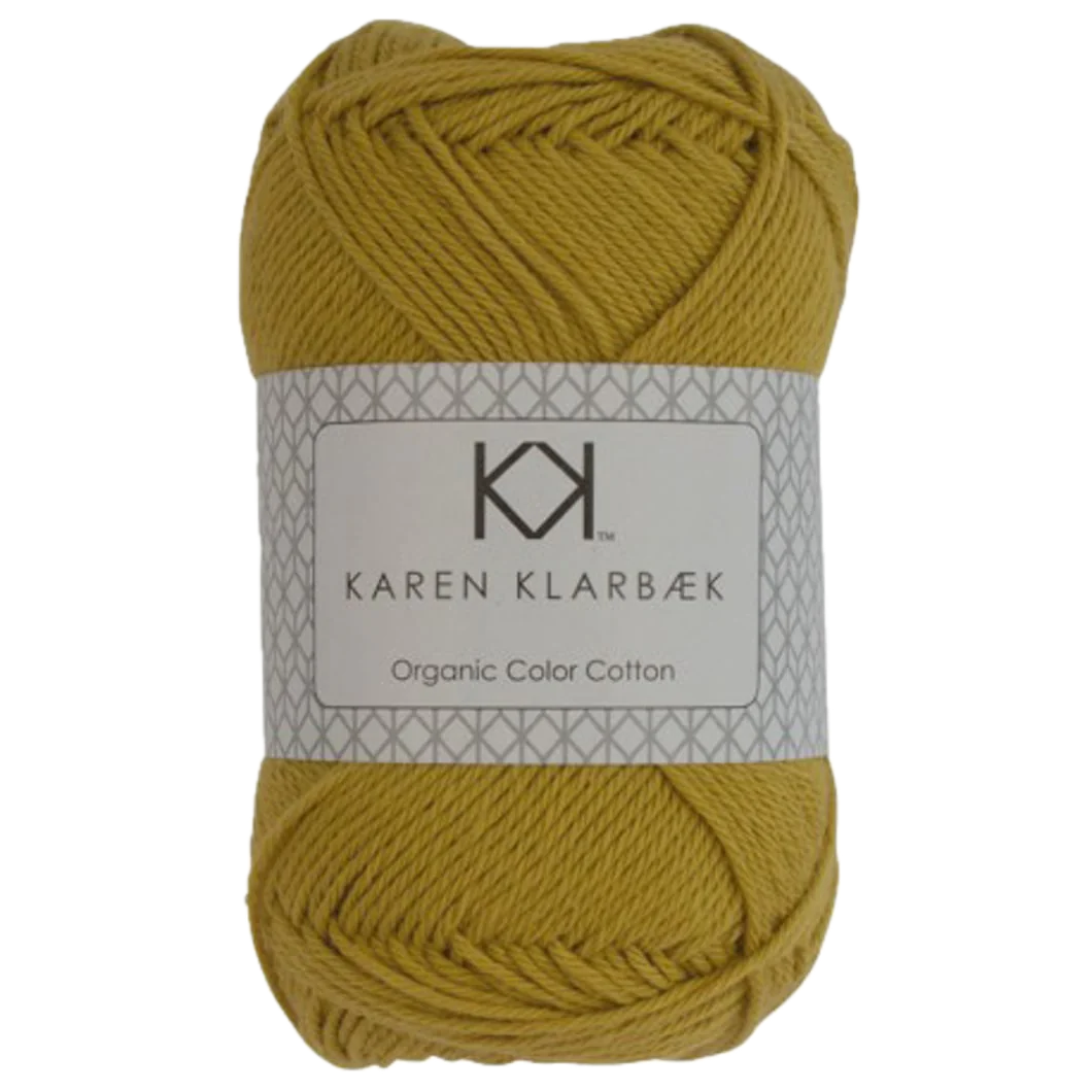 Bomuldsgarn - farve 39 Curry