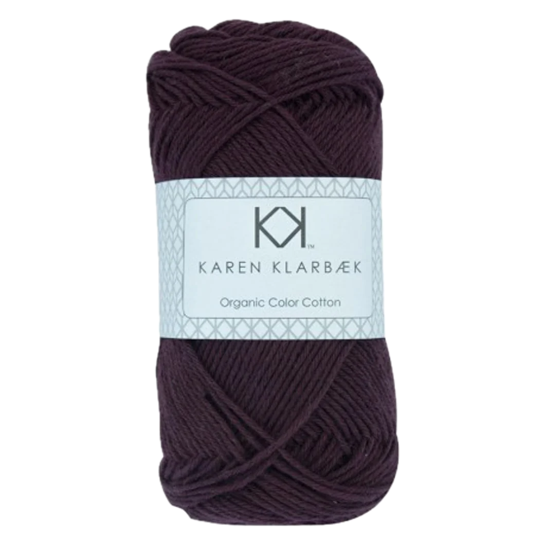 Bomuldsgarn - farve 45 Aubergine