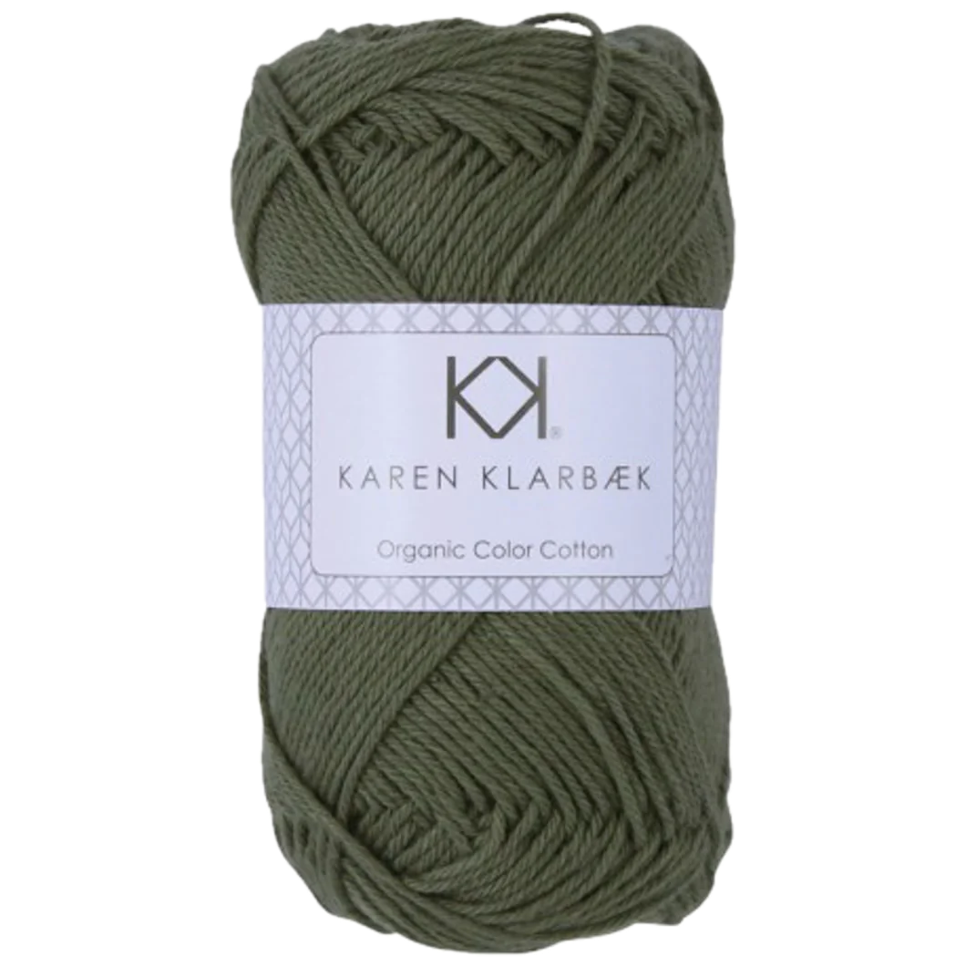 Bomuldsgarn - farve 57 Olive Green