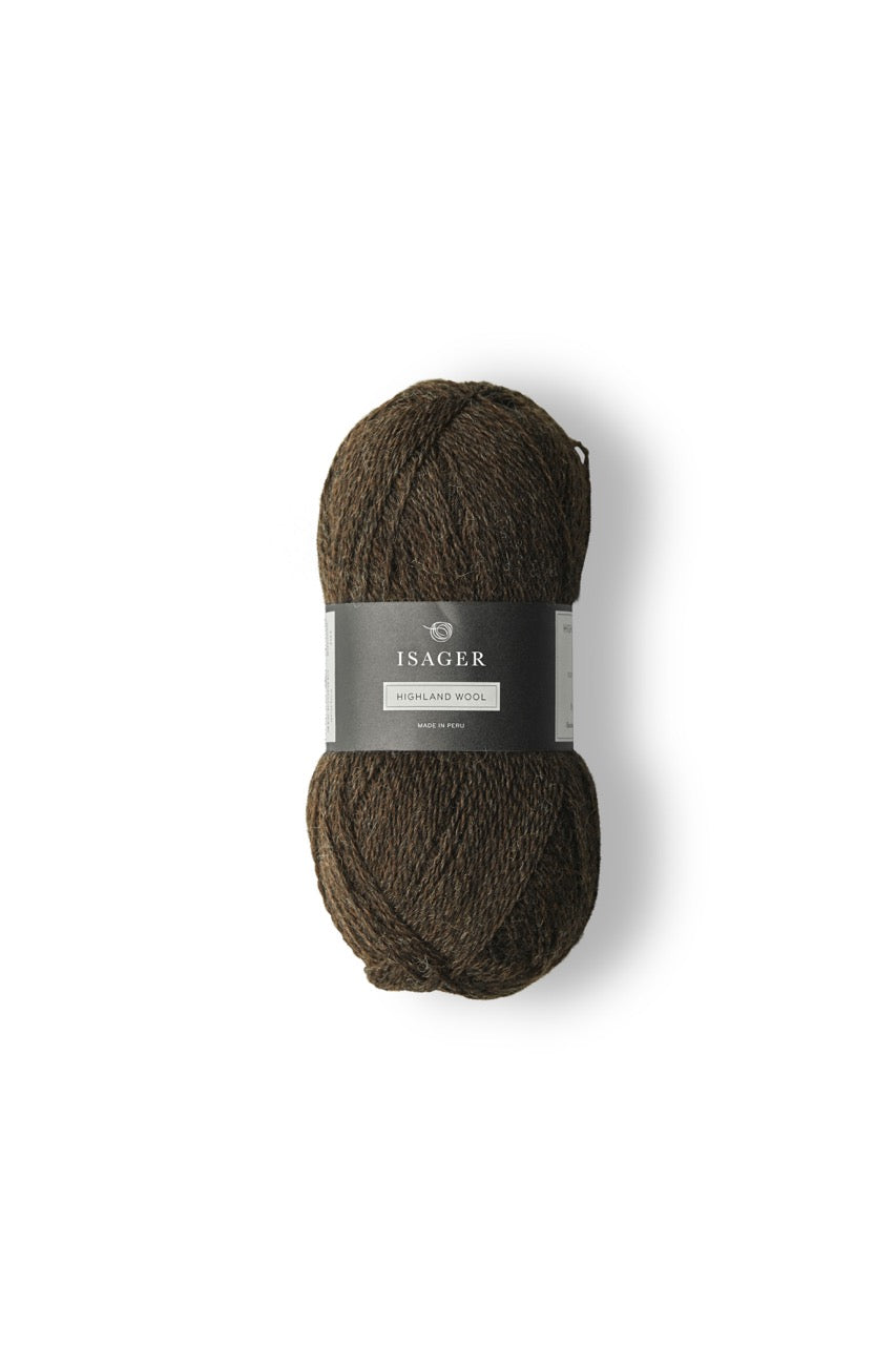 Highland Wool - farve CHOCOLATE