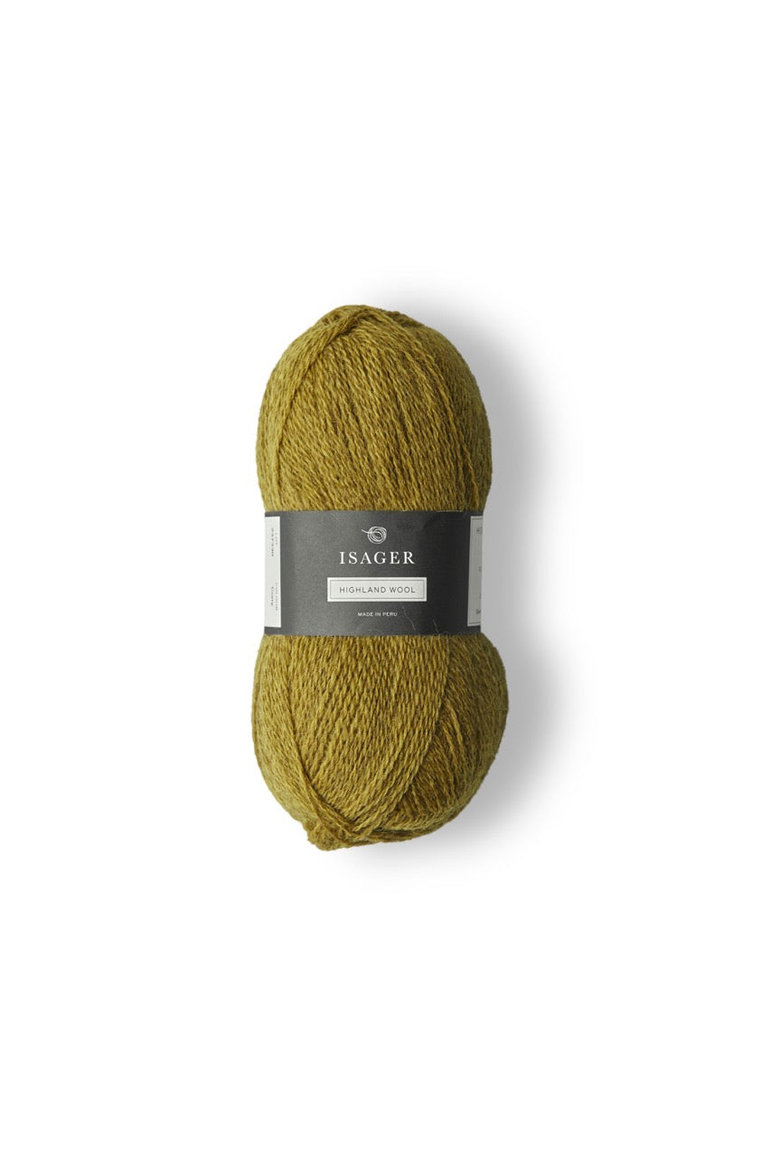 Highland Wool - farve CURRY
