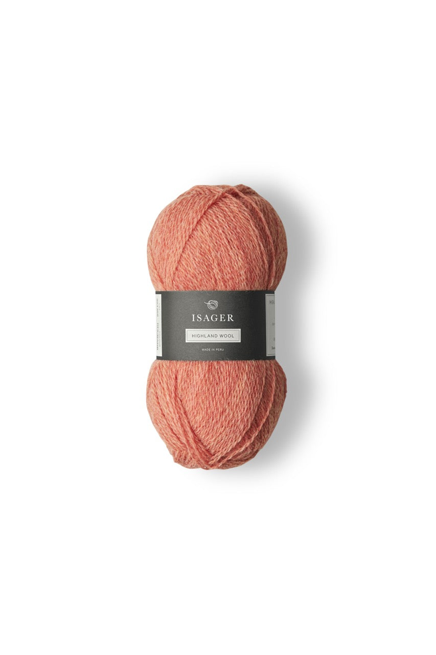 Highland Wool - farve RHUBARB