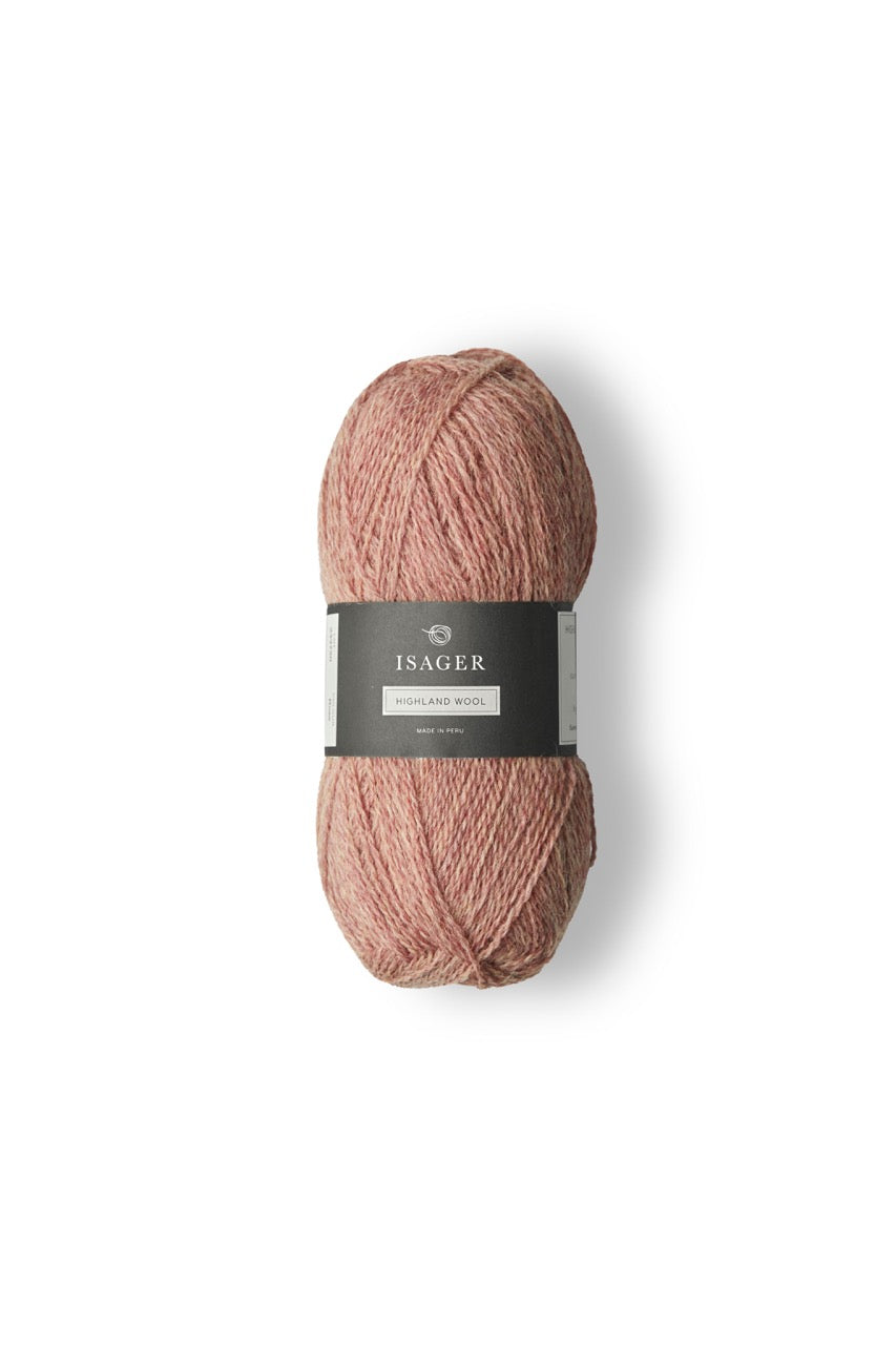 Highland Wool - farve ROSE