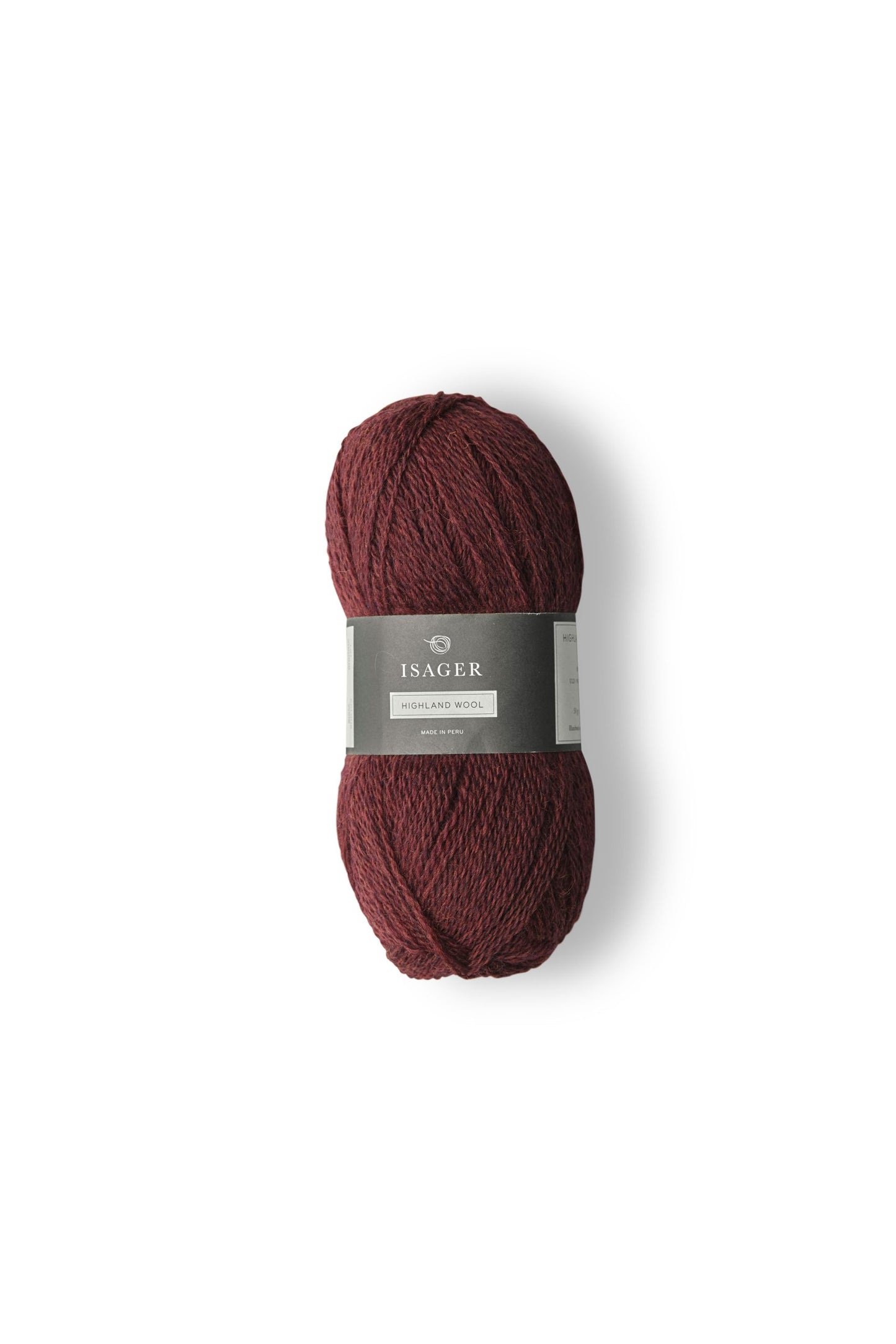 Highland Wool - farve Wine