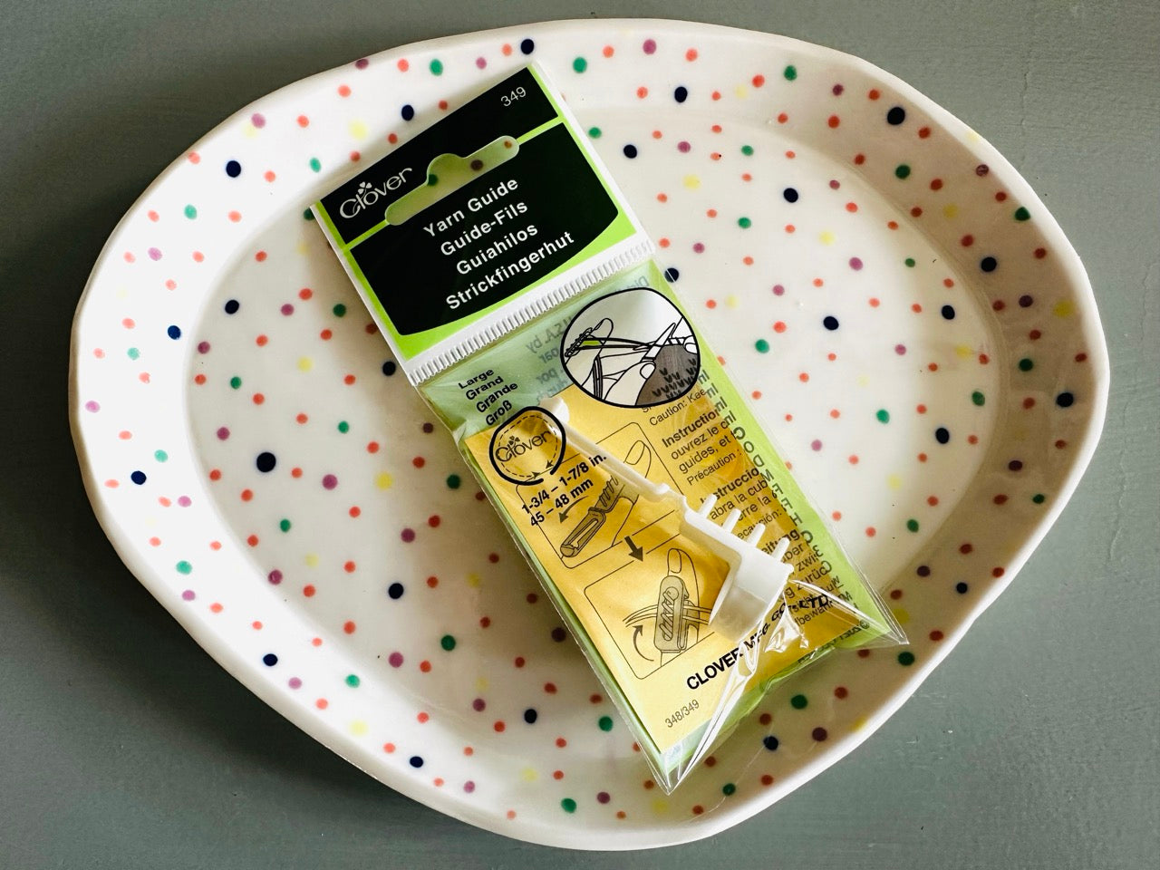 Clover yarn guide til flerfarve strik