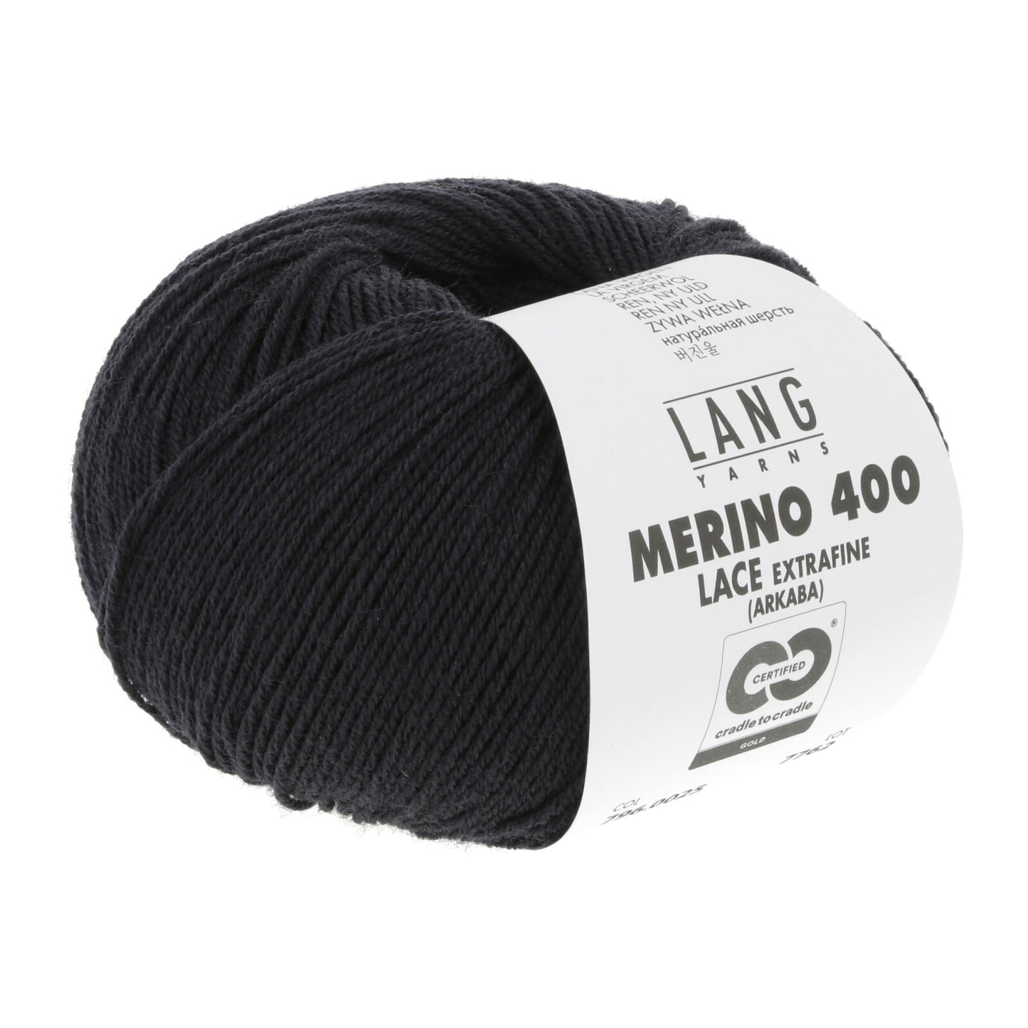 Lang Yarns Merino 400 - Sort