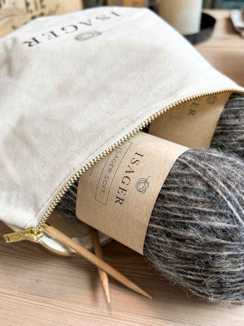 Isager Projekttaske med lynlås