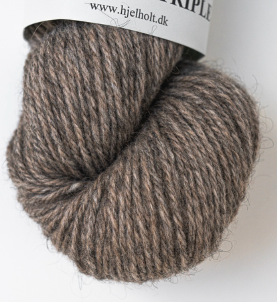Hjelholt Triple - farve 43 Nougat