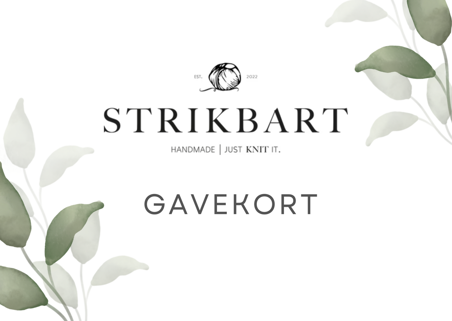 Gavekort til Stribart