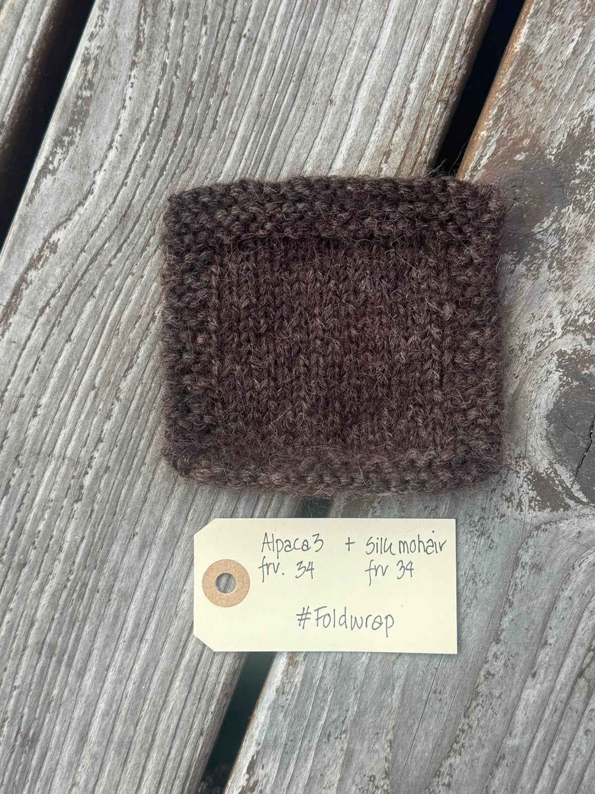 Fold Wrap garnkit [Alpaca 3/Isager Silk mohair]