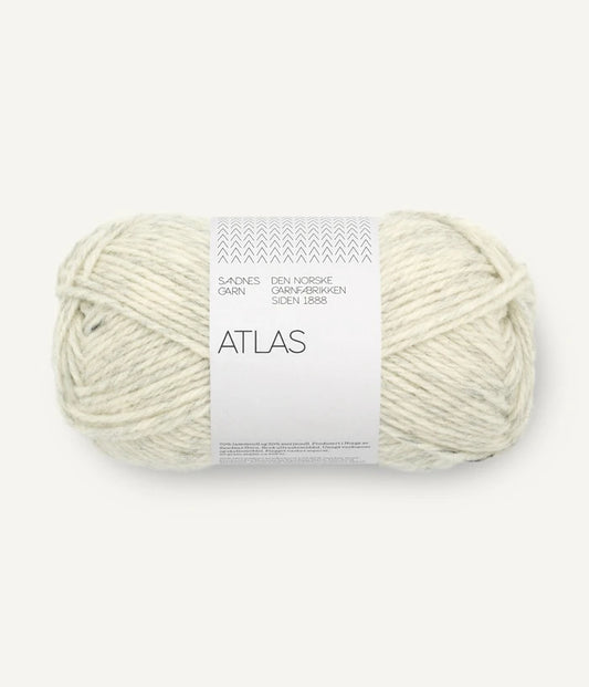 Atlas - farve 1021 Lys gråmeleret
