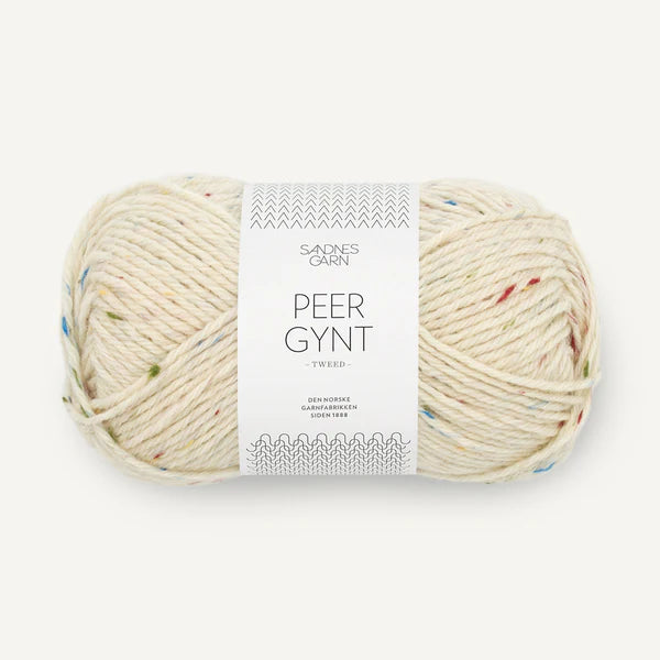 Peer Gynt - farve 1044 NATUR m/TUTTI FRUTTI TWEED