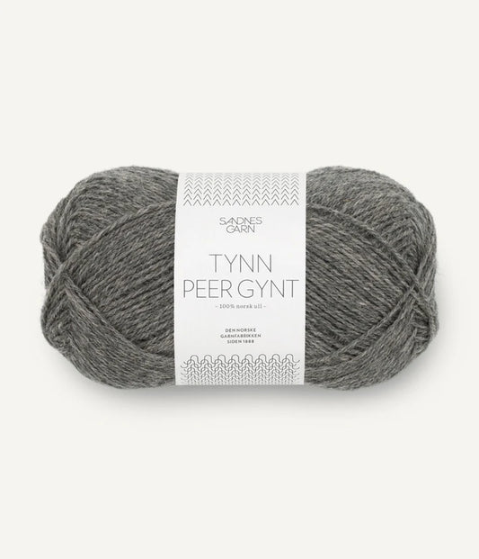 Tynn Peer Gynt - farve 1053 Mørk Gråmeleret