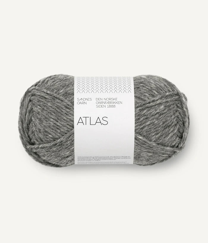 Atlas - farve 1055 Mørk gråmeleret