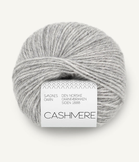 Sandnes Cashmere - farve 1042 Grey melange