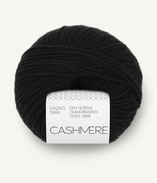 Sandnes Cashmere - farve 1099 Black