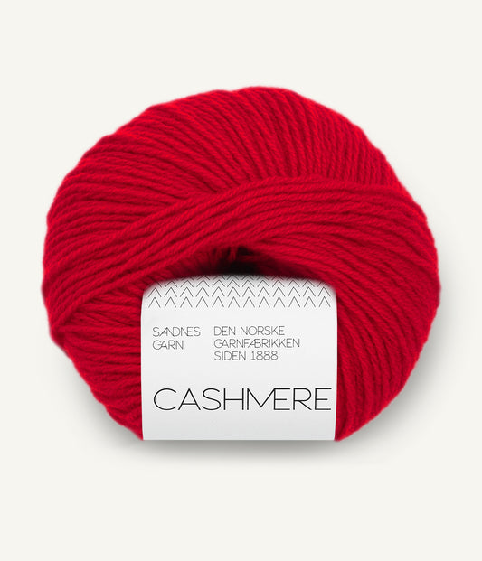 Sandnes Cashmere - farve 4219 True red