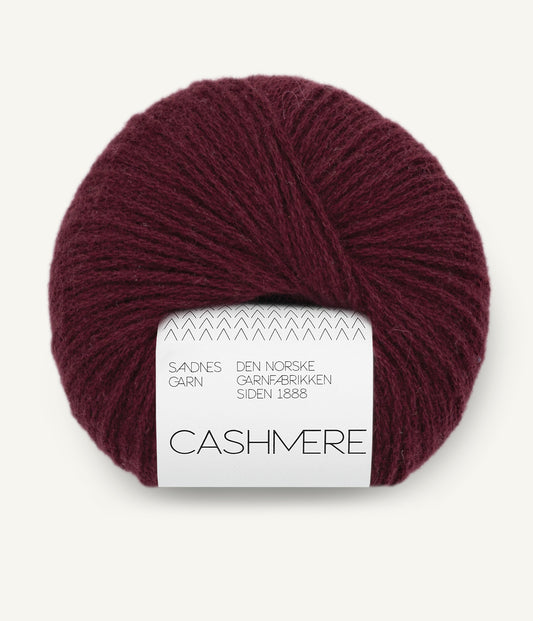 Sandnes Cashmere - farve 4372 Burgundy
