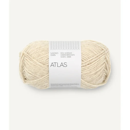Atlas - farve 2641 Natural White Melange