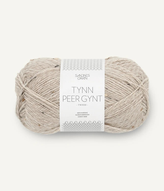 Tynn Peer Gynt - farve 2655 Gråbeige Tweed