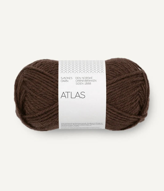 Atlas - farve 2591 Mørk brunmeleret
