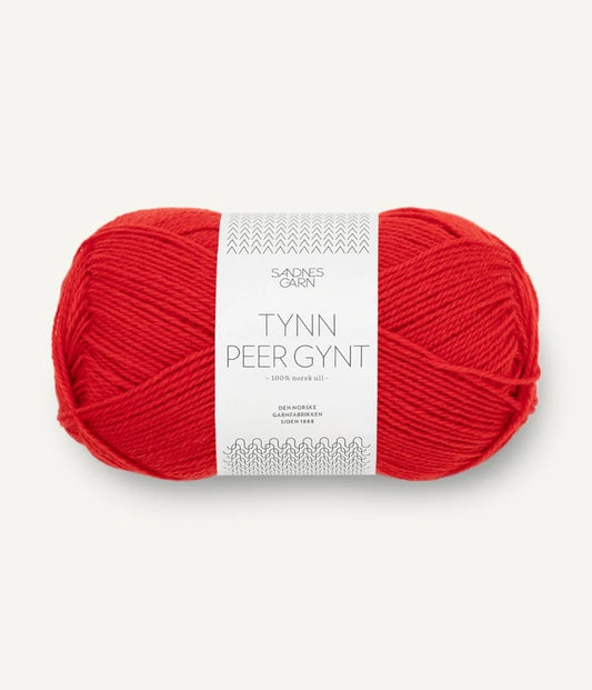 Tynn Peer Gynt - farve 4018 Scarlet Red