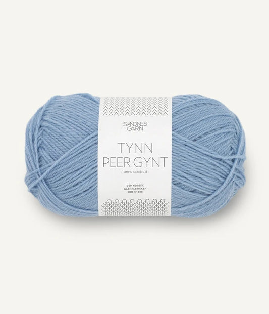 Tynn Peer Gynt - farve 6032 Blå Hortensia