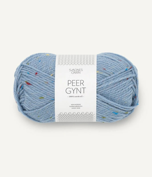 Peer Gynt - farve 6035 BLÅ HORTENSIA TUTTI FRUTTI TWEED