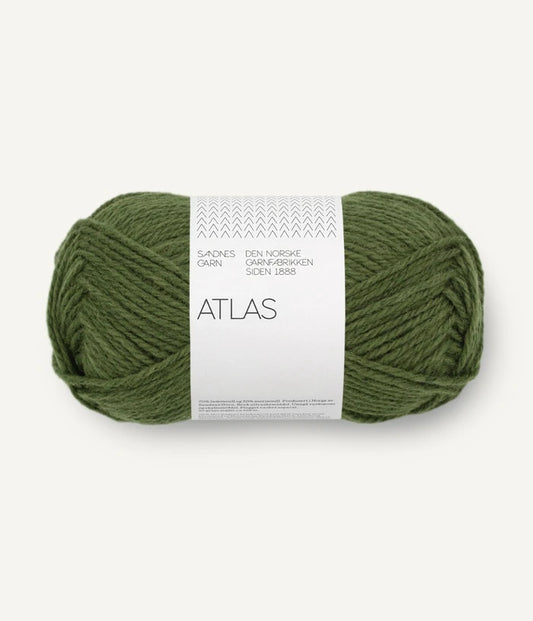Atlas - farve 9072 Mørk grønmeleret