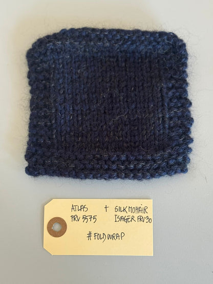 Fold Wrap garnkit [Atlas/Isager Silk mohair]