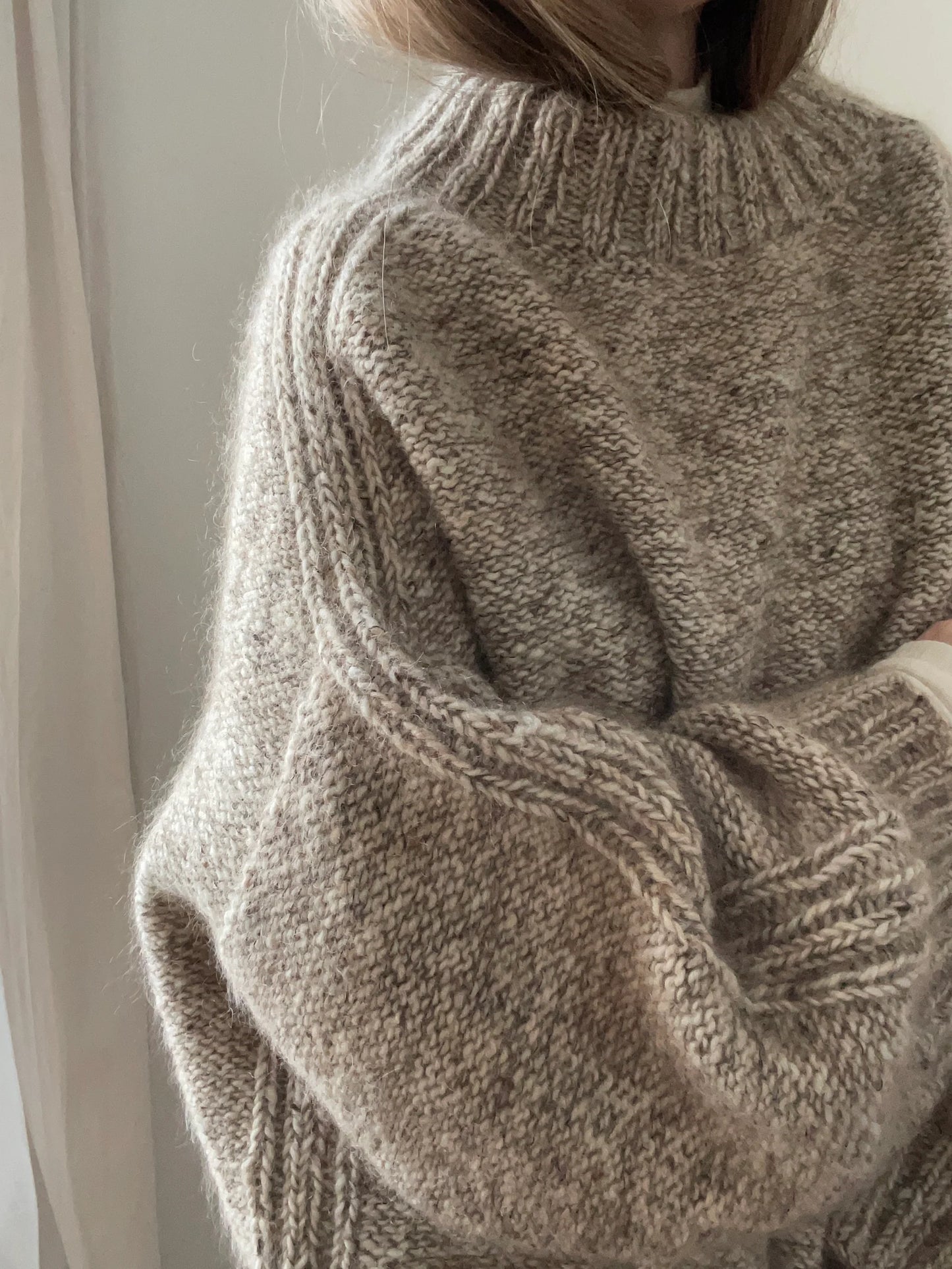 Bawi Sweater garnkit [Aran Tweed/Silk mohair]