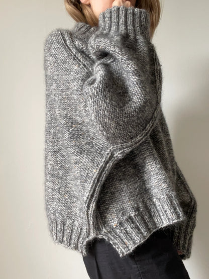 Bawi Sweater garnkit [Aran Tweed/Silk mohair]