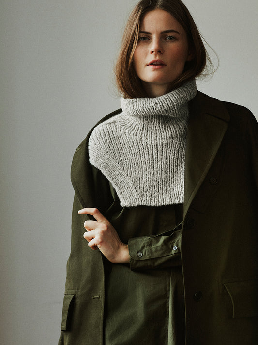 Kit til Berlin halsedisse GRÅ - Alpaca 3 frv 2s