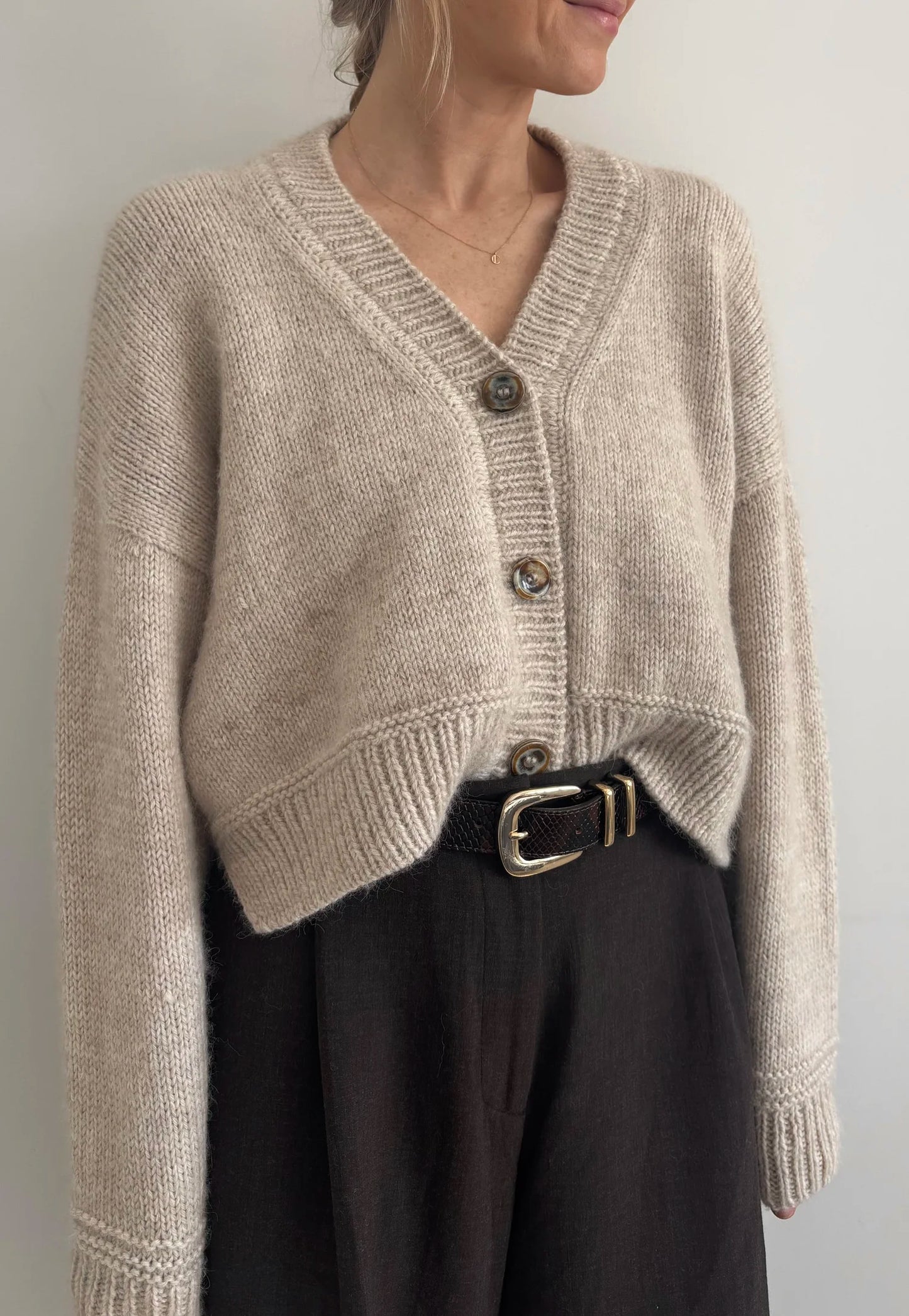 Bruges Cardigan garnkit [Peruvian/Tilia]