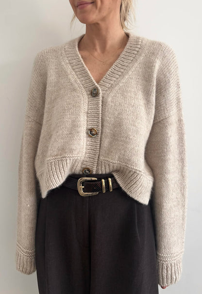 Bruges Cardigan garnkit [Peruvian/Tilia]