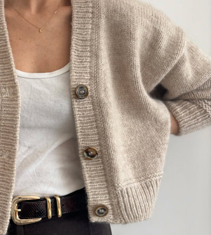 Bruges Cardigan garnkit [Peruvian/Tilia]