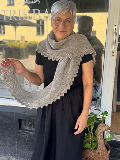 Camomille sjal garnkit [Tvinni/Alpaca 1]