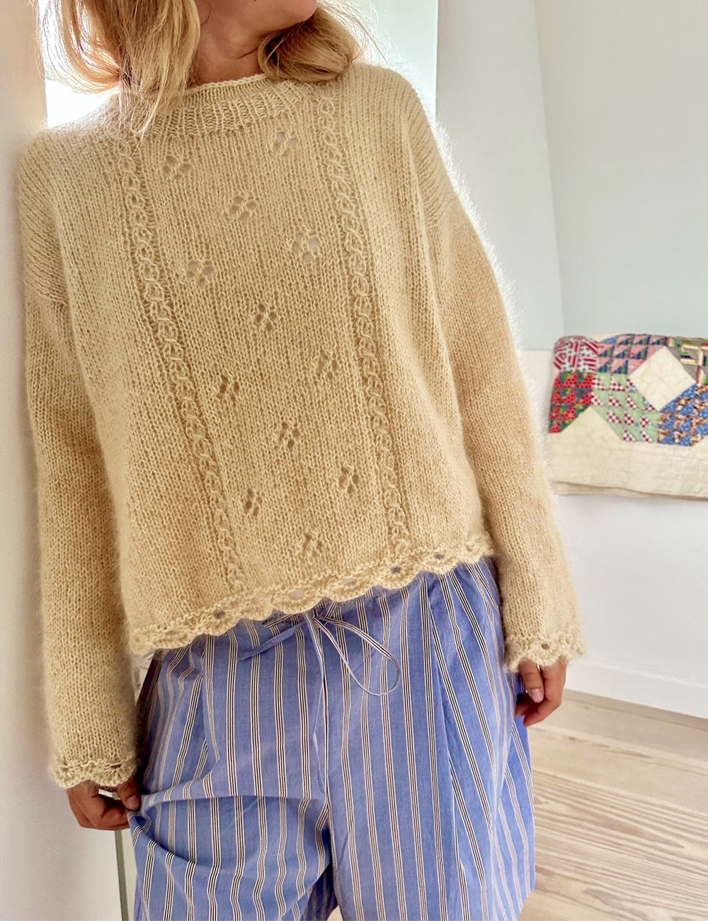 Clover Sweater garnkit [Silk mohair/Tvinni]