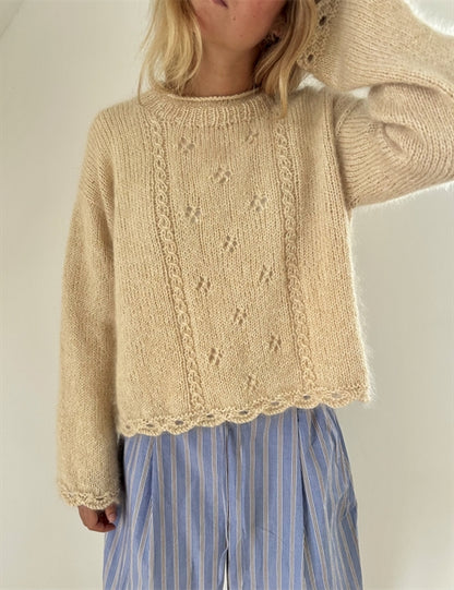 Clover Sweater garnkit [Silk mohair/Tvinni]